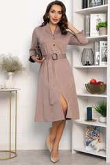 Платье трикотажное Дарьяна НЬЮ (бежевое) П14304-18М LT Collection