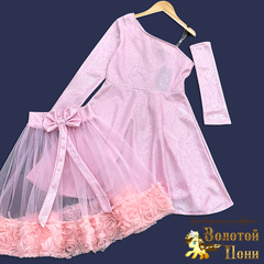 Платье+юбка праздничное д (9-13) 261110-J4004