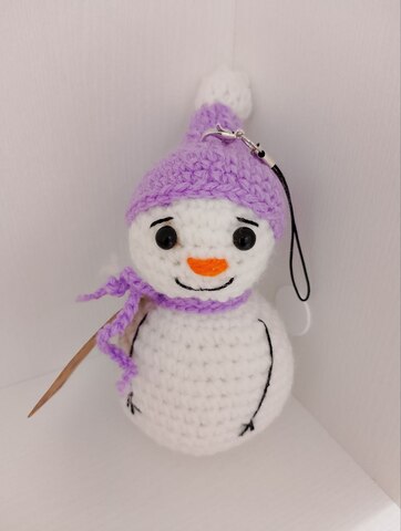 Брелок Снеговик