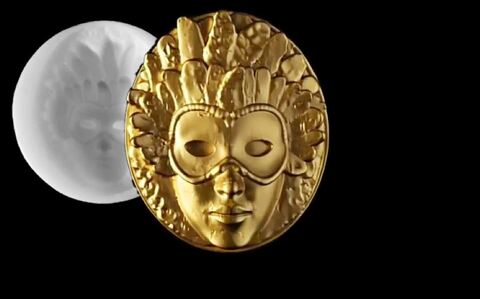 Силиконовый молд № 5001 Маскарон