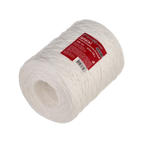 51-5-250 Шпагат полипропиленовый белый, 1000текс, 250м РемоКолор