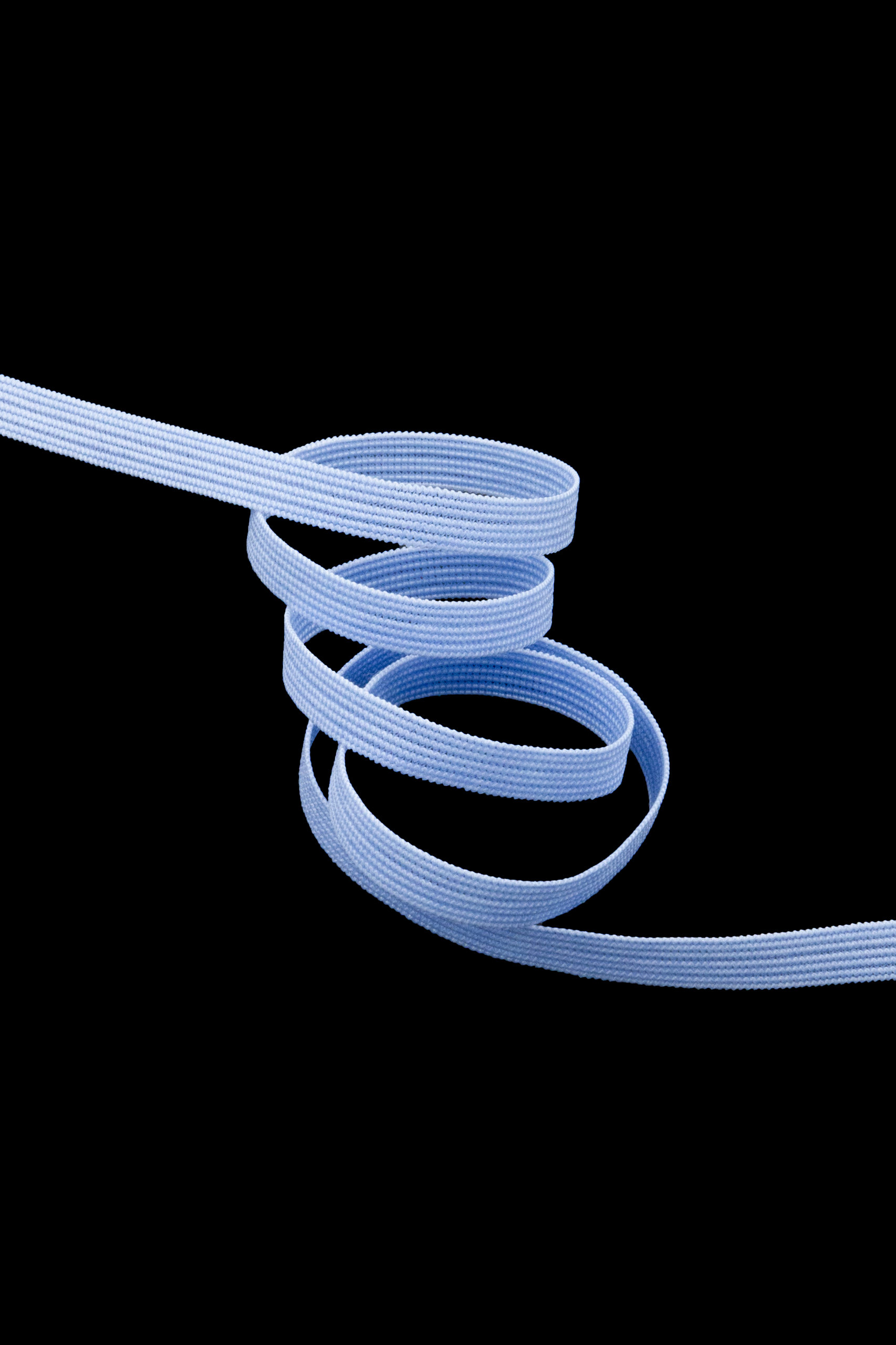 Резинка узкая бельевая голубая ширина 4 мм с учётом фестона Млечный Путь Lauma (Латвия)