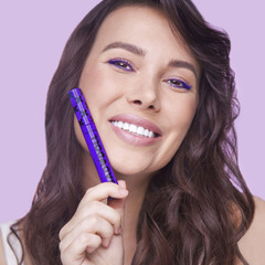 Тушь для ресниц Bad Doll цветная объемная, фиолетовая 9.3г