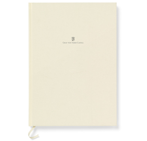 Книжка записная в льняном переплете Graf von Faber-Castell A4 Chamois