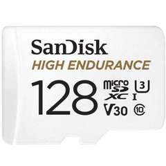 Карта памяти microSD 128GB SanDisk microSDXC Class 10 UHS-I U3 V30 High Endurance Video Monitoring Card