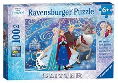 Puzzle Frozen-glittery Snow 100 pcs