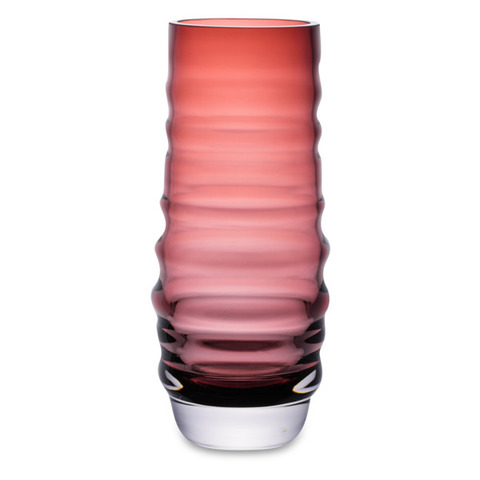 Ваза 25см Krosno Волны розовая