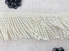 Бахрома, ш. 8 см, айвори