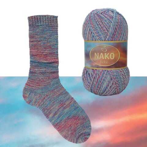 Пряжа Nako Boho Konsept 87726 облака на закате