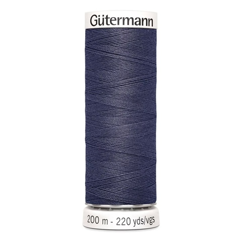 Нить Sew-All 200 м, Gutermann, 875 серо-черничный