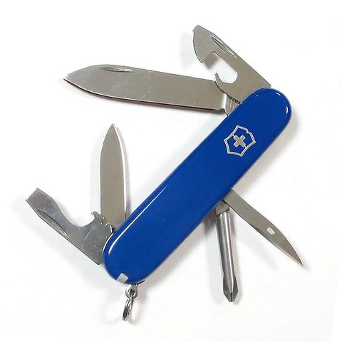 Нож складной Victorinox Tinker, 91 mm, 12 функций, синий