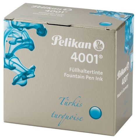 Флакон с чернилами Pelikan Ink 4001 76 Turquoise, 62.5 ml (329201)