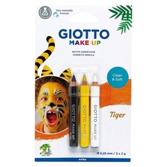 Giotto 3 Карандаши для макияжа Тигр