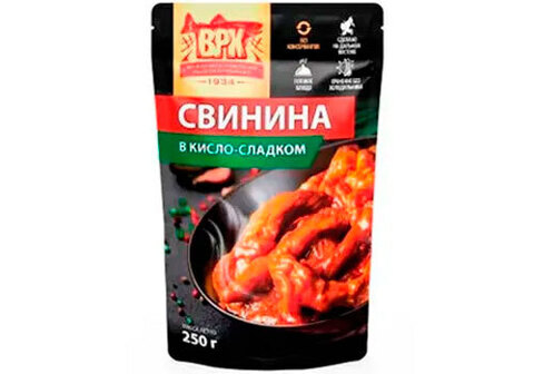 Свинина в кисло-сладком соусе ВРК, 250г