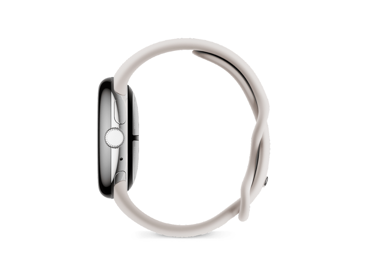 Google Pixel Watch 2 Polished Silver Aluminum Case / Porcelain Active Band  - купить по выгодной цене | Technodeus