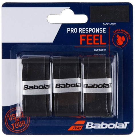Намотки теннисные Babolat Pro Response black 3P