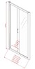 Aquanet 168422 Компл.2 - NAA6121 Откатная дверь Alfa (1500х2000) стекло прозрачное хром (168422)