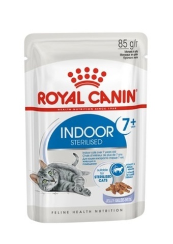 Royal Canin Indoor 7+ пауч для кошек старше 7 лет (желе) 85 г
