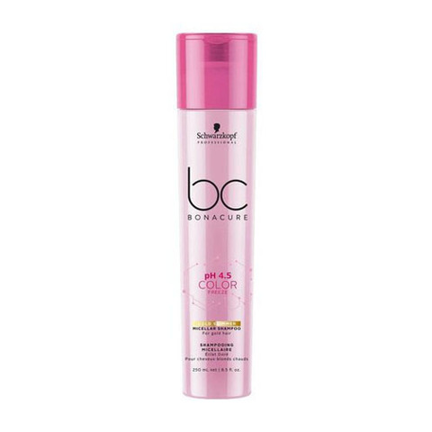 Schwarzkopf BC Bonacure pH 4.5 Color Freeze Gold Shimmer Micellar Shampoo - Мицеллярный шампунь для волос с золотым пигментом