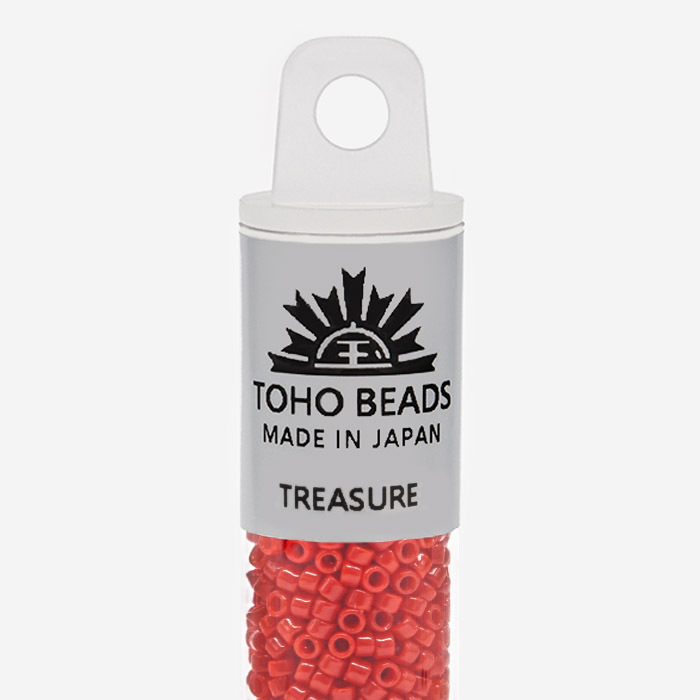 Японский бисер TOHO Treasure (№45A), непрозрачный глянцевый
