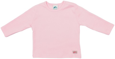 Розовый лонгслив без рисунка Eat Ants by Sanetta