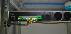Шкаф уличный всепогодный укомплектованный напольный ЦМО ШТВ-1-ТК-MC3, IP54, 18U, 1310х745х630 мм (ВхШхГ), дверь: металл, цвет: серый, (ШТВ-1-18.7.6-К3