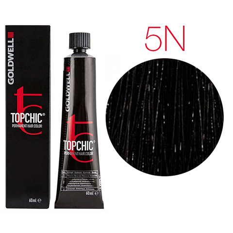 Goldwell Topchic 5N (светло-коричневый) - Стойкая крем-краска