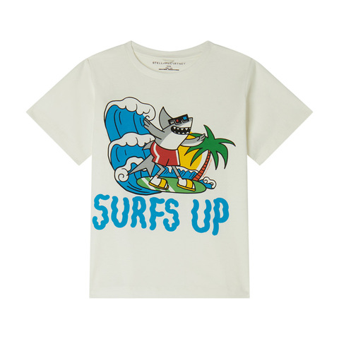 Футболка Stella McCartney Kids Surfs Up