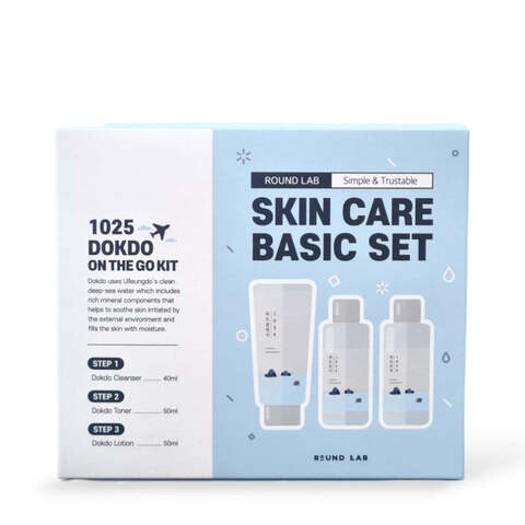 Набор для лица Round Lab 1025 Dokdo Skin Care Basic Set