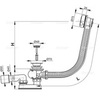 Слив-перелив Alcaplast A51B