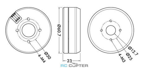 Мотор для подвеса T-Motor GB54-1