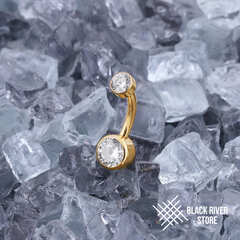 Банан Dot Crystal PVD Yellow