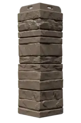 Угол наружный для фасадных панелей Алтай, Шоколад