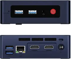 Мини-ПК Beelink MINI S12 PRO Intel N100 4-ядерный 4-потоковый,3.4 ГГц, 16Гб 500Гб SSD, синий