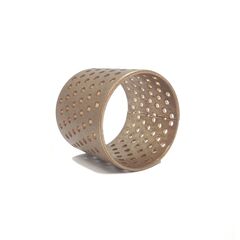 Бронзовая разрезная свертная втулка FB92 60х65х60 4 шт. / Скользящий подшипник / Металлосвертная втулка с перфорацией / для манипуляторов и спец. Техники