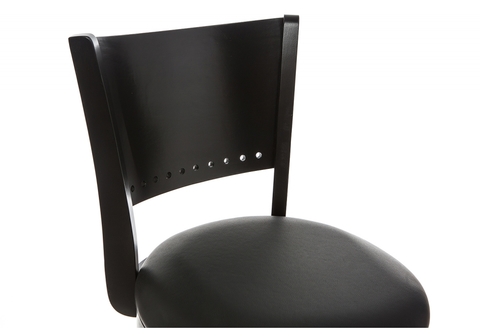 Барный стул Fler cappuccino / black 42*42*111 Венге /Черный