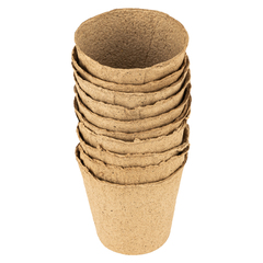 Горшочек для рассады, 110 х 100 мм, торфяной, 10 шт, Россия