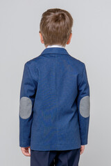 Пиджак  для мальчика  К 301600/темно-синий