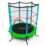 Батут детский DFC SMRKIDS 55" с сеткой, GREEN фото №0