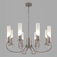 Подвесная люстра 60117/8 никель