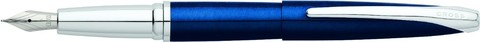Ручка перьевая Cross ATX. Цвет - синий. Перо - сталь, тонкое. ( 886-37FS )