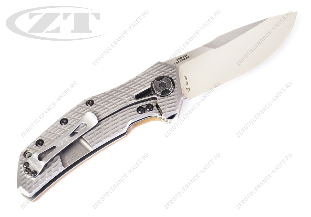 Нож Zero Tolerance 0308 Coyote Tan SPClip - фотография 