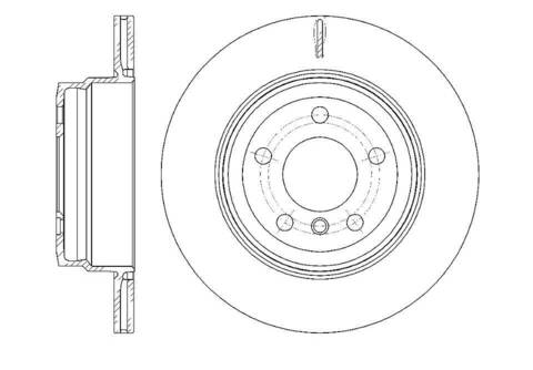 Диск тормозной вентилируемый G-brake  GR-21040