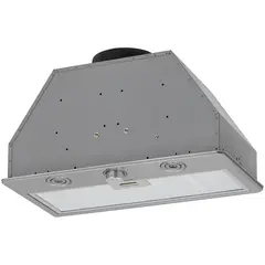 Вытяжка Krona SVEN 600 inox one knob, полновстраиваемая, серебристая, 850 м3/ч