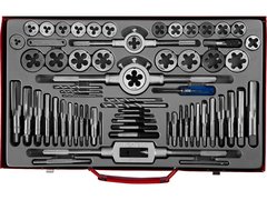 ЗУБР 65 предм., сталь 9ХС, набор метчиков и плашек (28118-H65)