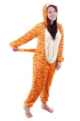 Kigurumi Тигра взрослый. Дефект: брак ткани