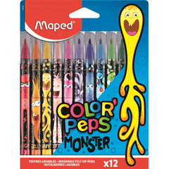 Фломастеры COLOR'PEPS MONSTER 12 цв., 845400