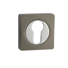 Накладка под цилиндр ET02BN/CP черный никель/хром