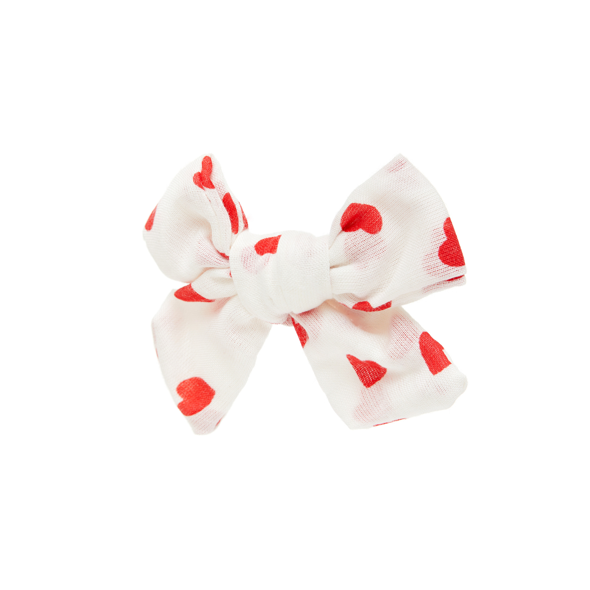 Заколка Red Hearts Bow Hair Clip