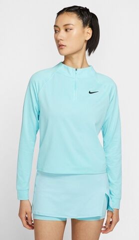 Теннисная футболка женская  с длинным рукавом  Nike  Nike Court Dri-Fit Victory Top LS W - copa/black